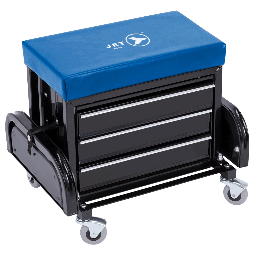 Jet 3-Drawer Rolling Toolbox Seat 3 Jet 3-Drawer Rolling Toolbox Seat