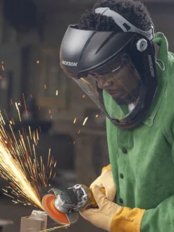 Jackson Safety Personal Protective Equipment Jackson Maxview™ Series 370 Speed Dial™ Premium Ratcheting Adjustment Faceshield Kit - Clear Visor 17 Jackson Safety Personal Protective Equipment Jackson Maxview™ Series 370 Speed Dial™ Premium Ratcheting Adjustment Faceshield Kit - Clear Visor