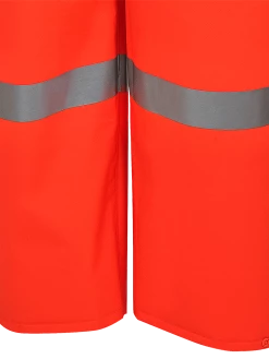 Hi-Vis Work Wear Pioneer 576P FR Poly/PVC Hi Vis Bib Pant | Orange | S-4XL