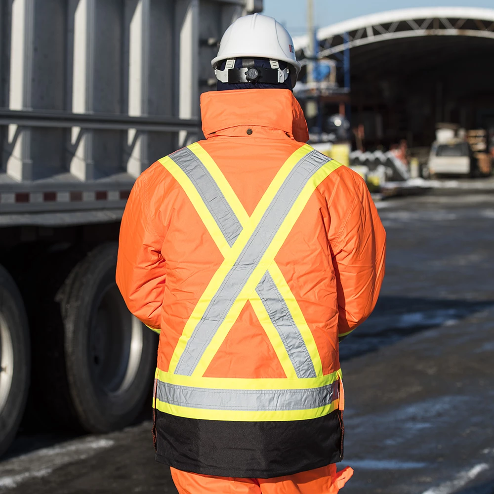 Pioneer Hi-Vis 6-In-1 Winter Work Parka | XS-5XL Hi-Vis Work Wear 8 Pioneer Hi-Vis 6-In-1 Winter Work Parka | XS-5XL Hi-Vis Work Wear