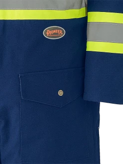 Pioneer Insulated Hi Vis Cotton Duck Coveralls | XS-4XL