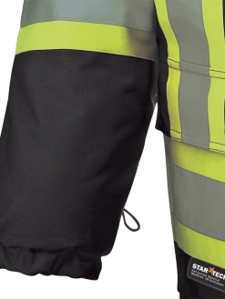 Pioneer Reflective Striped 6 In 1 Winter Work Bomber | XS-5XL Hi-Vis Work Wear