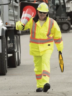 Hi-Vis Work Wear Pioneer 150D Waterproof Hi Vis Rain Jacket | XS-5XL 36 Hi-Vis Work Wear Pioneer 150D Waterproof Hi Vis Rain Jacket | XS-5XL