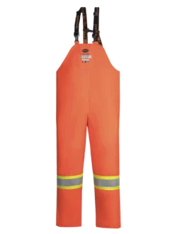 Flame Resistant Work Wear Pioneer Hi Vis FR PU/Cotton Rain Bib Pants | XS-4XL 15 Flame Resistant Work Wear Pioneer Hi Vis FR PU/Cotton Rain Bib Pants | XS-4XL