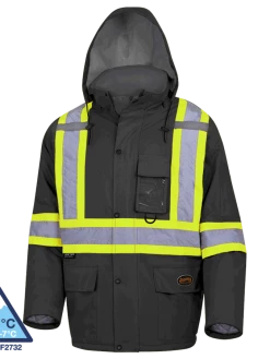 Pioneer Hi-Vis Waterproof Quilted Safety Parka | S-5XL 28 Pioneer Hi-Vis Waterproof Quilted Safety Parka | S-5XL