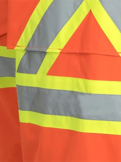 Pioneer The Rock 300D Oxford Polyester Waterproof Safety Rain Jacket | S-5XL Hi-Vis Work Wear