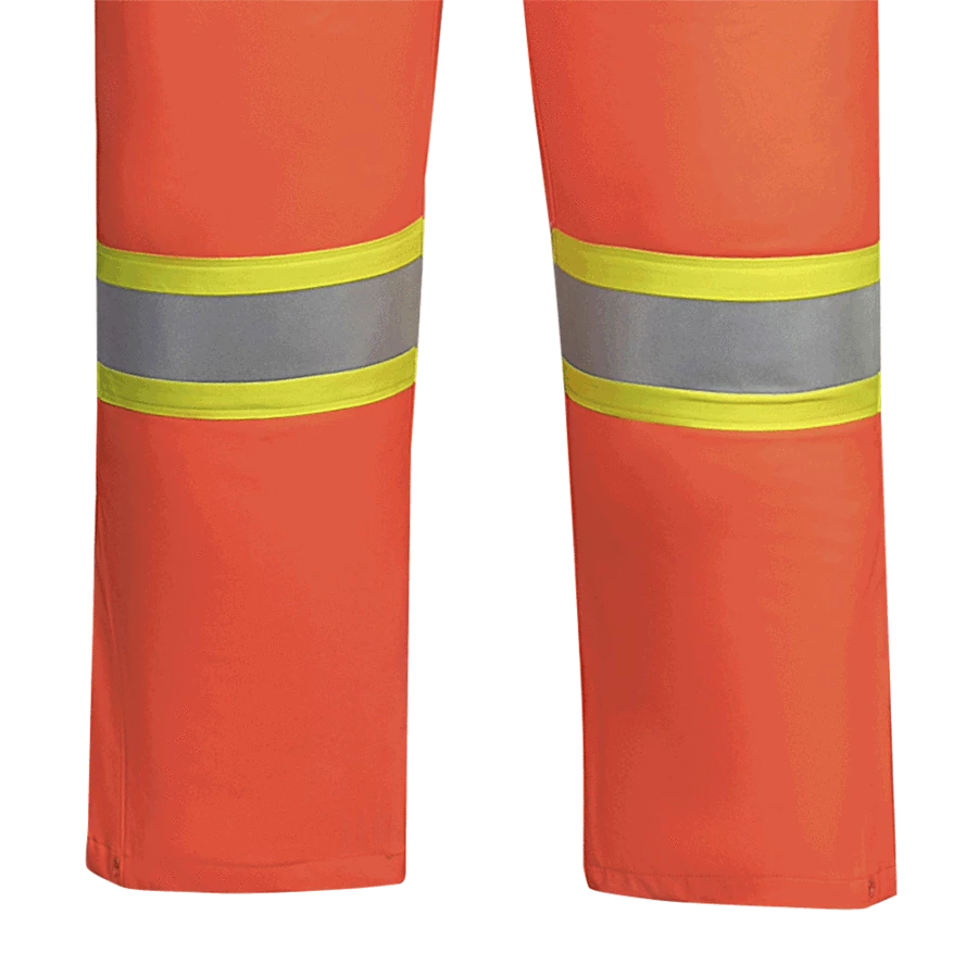 Flame Resistant Work Wear Pioneer Hi Vis FR PU/Cotton Rain Bib Pants | XS-4XL 10 Flame Resistant Work Wear Pioneer Hi Vis FR PU/Cotton Rain Bib Pants | XS-4XL