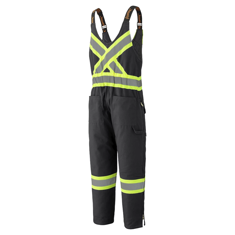 Pioneer Insulated Hi Vis Quilted Cotton Duck Bib Overall | Limited Size Selection Hi-Vis Work Wear 4 Pioneer Insulated Hi Vis Quilted Cotton Duck Bib Overall | Limited Size Selection Hi-Vis Work Wear