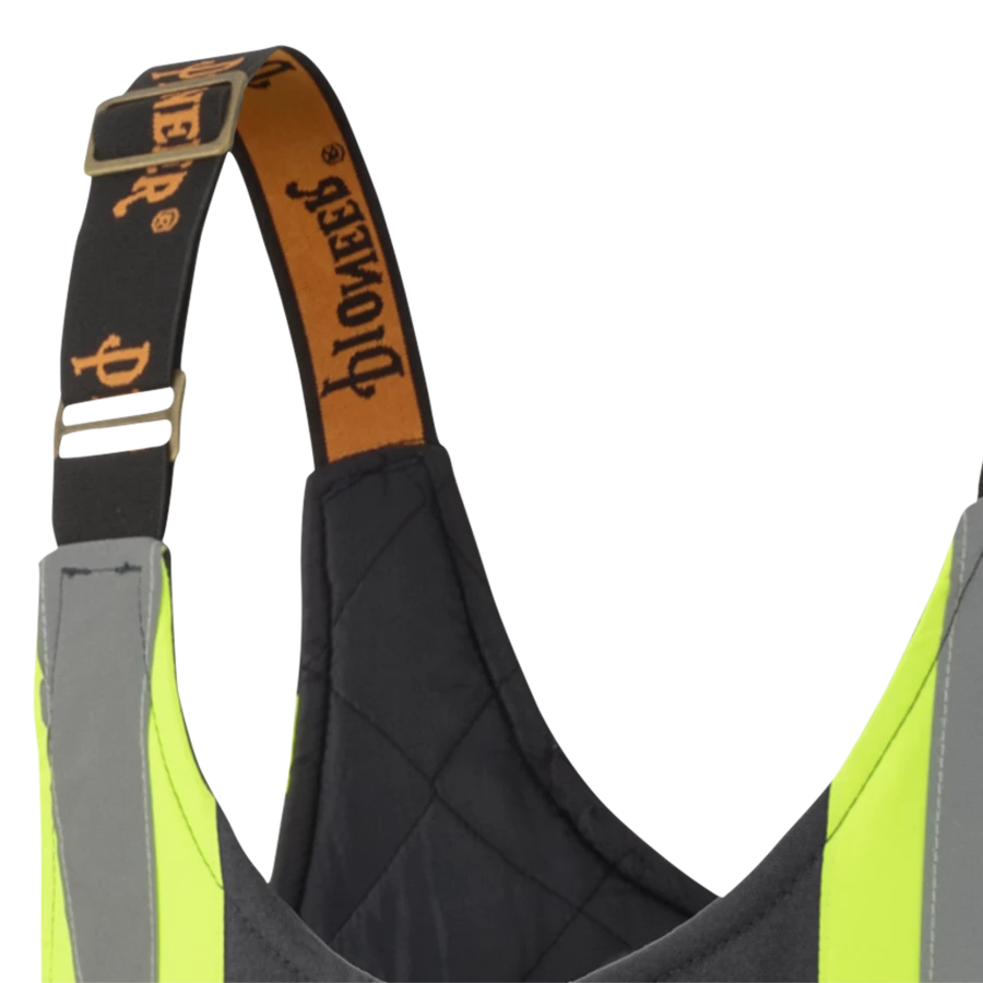 Pioneer Insulated Hi Vis Quilted Cotton Duck Bib Overall | Limited Size Selection Hi-Vis Work Wear 5 Pioneer Insulated Hi Vis Quilted Cotton Duck Bib Overall | Limited Size Selection Hi-Vis Work Wear