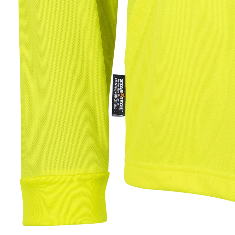 Pioneer Birdseye Safety Hoodie Shirt With Kangaroo Pocket | Sizes S - 4XL Hi-Vis Work Wear 12 Pioneer Birdseye Safety Hoodie Shirt With Kangaroo Pocket | Sizes S - 4XL Hi-Vis Work Wear