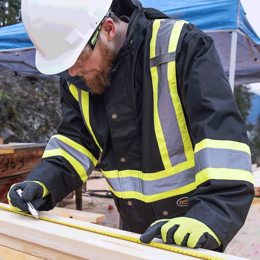 Pioneer Hi-Vis Waterproof Quilted Safety Parka | S-5XL 18 Pioneer Hi-Vis Waterproof Quilted Safety Parka | S-5XL