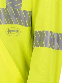 Pioneer Birdseye Safety Hoodie Shirt With Kangaroo Pocket | Sizes S - 4XL Hi-Vis Work Wear 20 Pioneer Birdseye Safety Hoodie Shirt With Kangaroo Pocket | Sizes S - 4XL Hi-Vis Work Wear