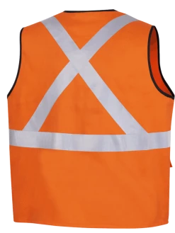 Pioneer Hi Viz 100% Cotton Safety Vest | Sizes Small - 5XL 15 Pioneer Hi Viz 100% Cotton Safety Vest | Sizes Small - 5XL