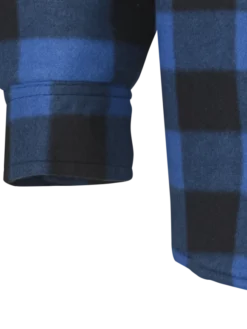 Pioneer Quilted Polar Boa Fleece Lined Zip-Up Hooded Shirt | S - 4XL