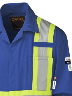 Pioneer 6.5oz Cotton/Antistatic Flame-Gard Coverall | Sizes 36 - 60