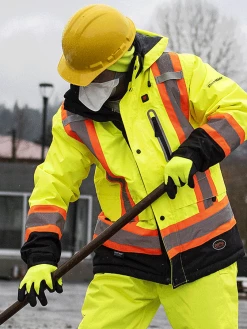 Pioneer NANO StormMaster® Heated Insulated Safety Jacket | S-4XL Hi-Vis Work Wear