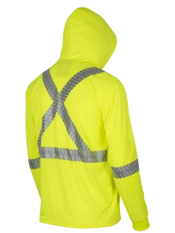 Pioneer Birdseye Safety Hoodie Shirt With Kangaroo Pocket | Sizes S - 4XL Hi-Vis Work Wear 18 Pioneer Birdseye Safety Hoodie Shirt With Kangaroo Pocket | Sizes S - 4XL Hi-Vis Work Wear
