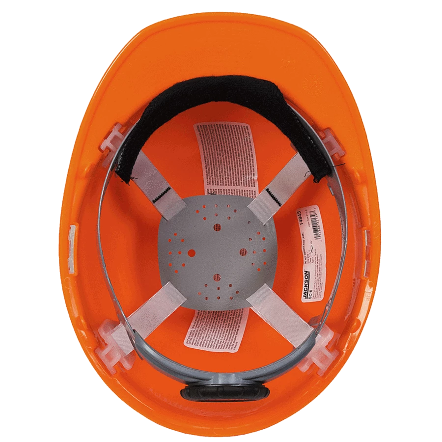 Jackson Safety Personal Protective Equipment Jackson SC-6 Premium Type 1 Front Brim 4-Point Ratchet Suspension Hard Hats - Limited Color Selection 9 Jackson Safety Personal Protective Equipment Jackson SC-6 Premium Type 1 Front Brim 4-Point Ratchet Suspension Hard Hats - Limited Color Selection