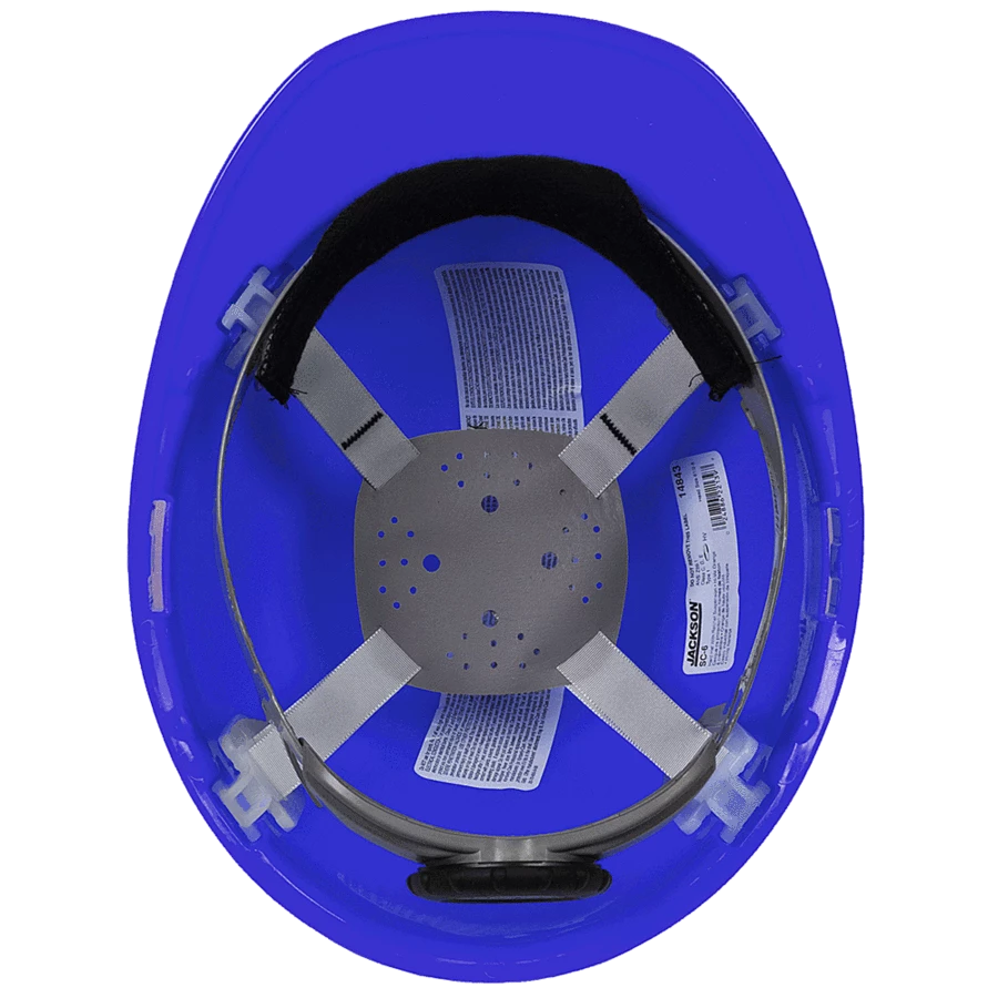Jackson Safety Personal Protective Equipment Jackson SC-6 Premium Type 1 Front Brim 4-Point Ratchet Suspension Hard Hats - Limited Color Selection 4 Jackson Safety Personal Protective Equipment Jackson SC-6 Premium Type 1 Front Brim 4-Point Ratchet Suspension Hard Hats - Limited Color Selection
