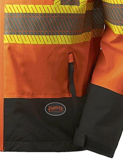 Pioneer Hi Vis Softshell Waterproof/Breathable Prem Safety Jacket | S-4XL Hi-Vis Work Wear