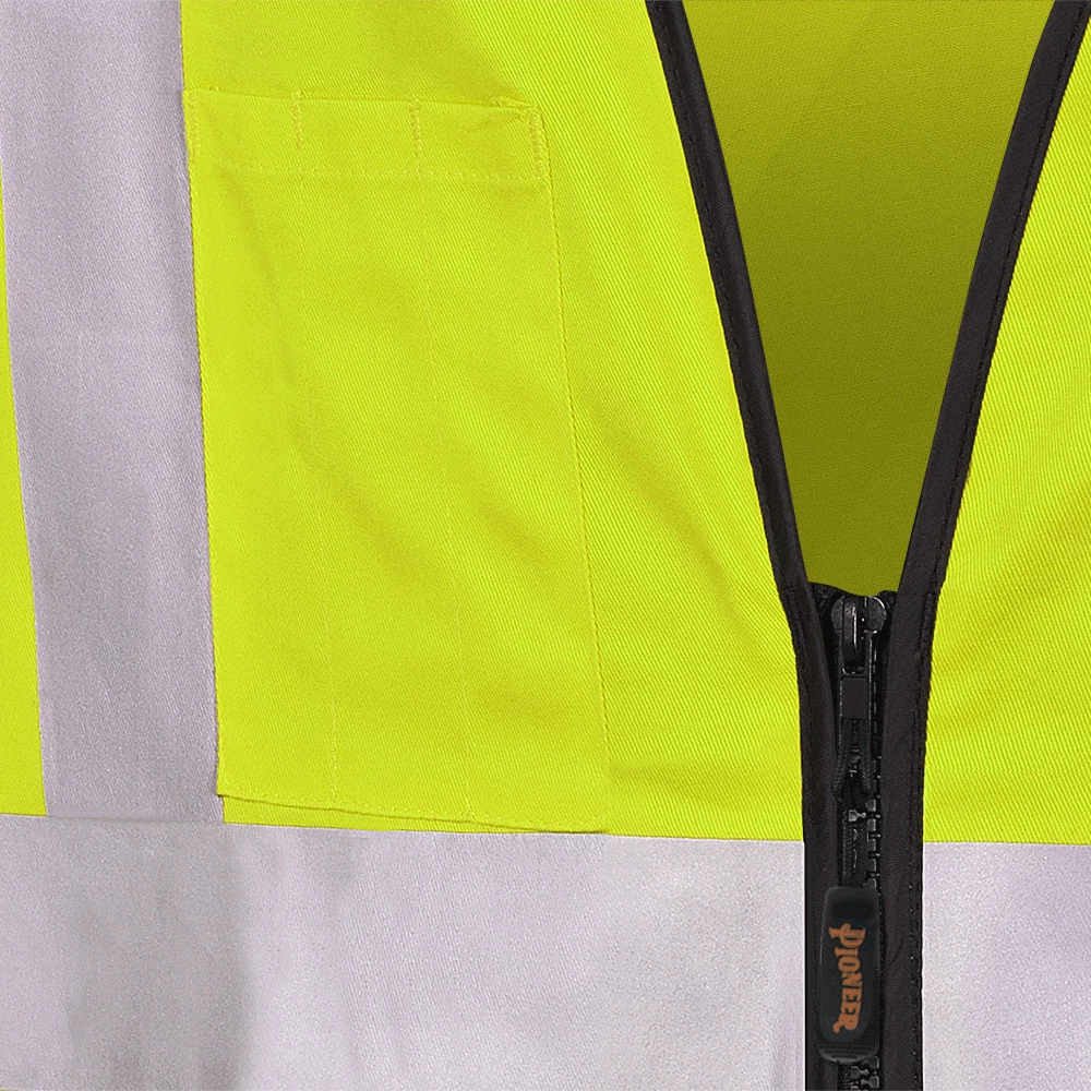 Pioneer Hi Viz 100% Cotton Safety Vest | Sizes Small - 5XL 6 Pioneer Hi Viz 100% Cotton Safety Vest | Sizes Small - 5XL