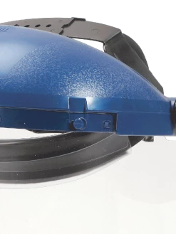 Personal Protective Equipment Sellstrom 380 Series Dual Crown Ratchet Adjustment Faceshield Kit - Clear Visor