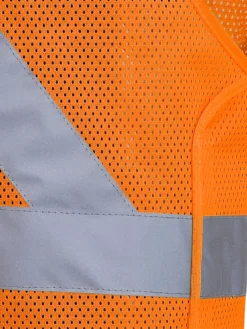 Hi-Vis Work Wear Pioneer Hi Viz Tear-Away Mesh Safety Vest W/ 2" Tape | Sizes Small - 5XL 20 Hi-Vis Work Wear Pioneer Hi Viz Tear-Away Mesh Safety Vest W/ 2