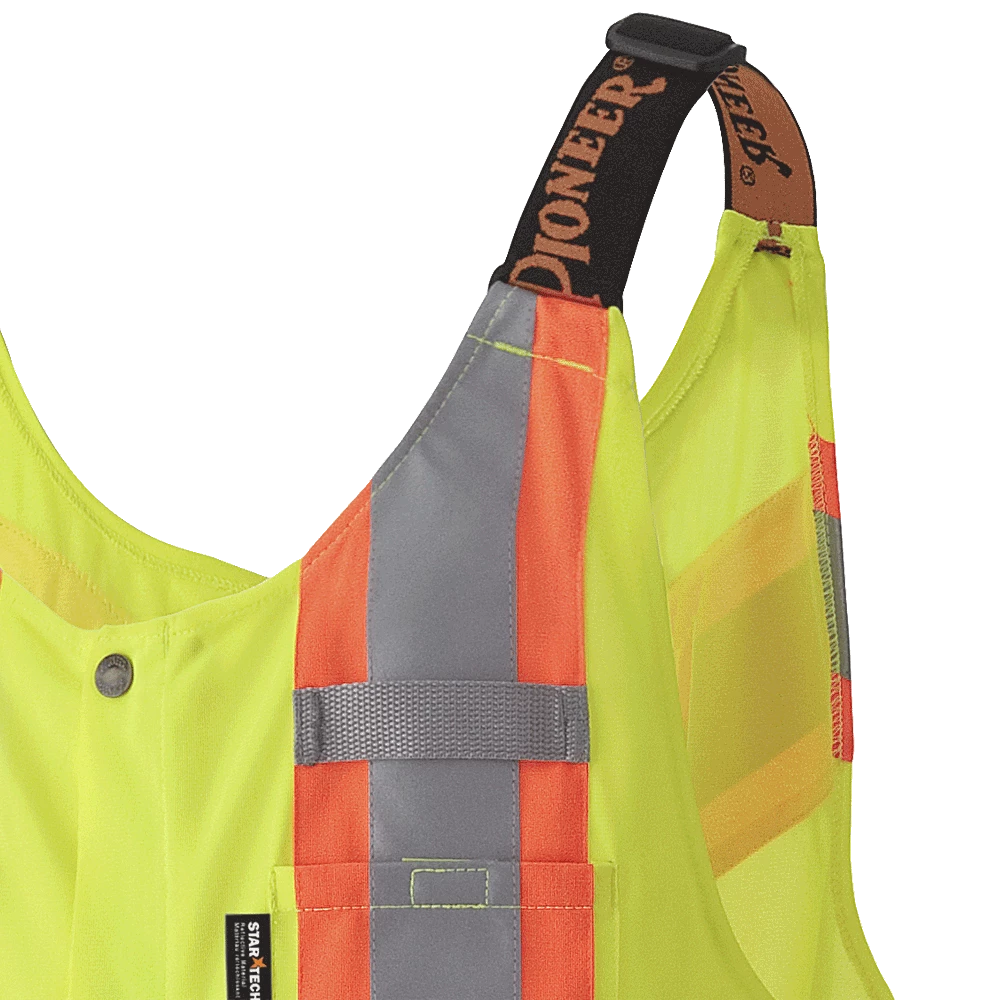 Pioneer Poly Knit Traffic Safety Overall With Breathable Mesh Leg Panels | Yellow | M-4XL 4 Pioneer Poly Knit Traffic Safety Overall With Breathable Mesh Leg Panels | Yellow | M-4XL
