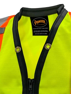 Pioneer Hi Viz 1200D High Denier Surveyor's Vest | Sizes Small - 5XL Hi-Vis Work Wear