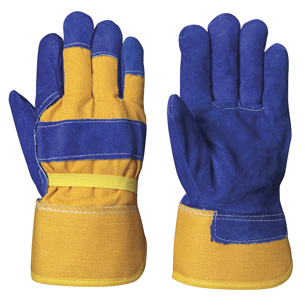 Work Gloves Pioneer 655 Insulated Boa Fleece Fitter's Cowsplit Gloves | Blue/Yellow | Pack Of 12 Pairs 3 Work Gloves Pioneer 655 Insulated Boa Fleece Fitter's Cowsplit Gloves | Blue/Yellow | Pack Of 12 Pairs