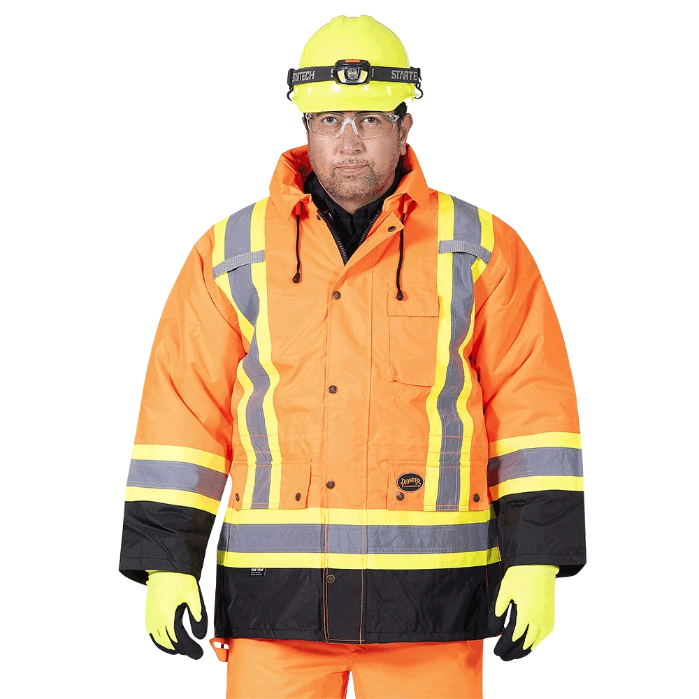 Pioneer Hi-Vis 6-In-1 Winter Work Parka | XS-5XL Hi-Vis Work Wear 10 Pioneer Hi-Vis 6-In-1 Winter Work Parka | XS-5XL Hi-Vis Work Wear