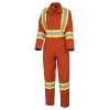 Pioneer Women's Poly/Cotton Safety Coveralls | Orange | XS-2XL Hi-Vis Work Wear 2 Pioneer Women's Poly/Cotton Safety Coveralls | Orange | XS-2XL Hi-Vis Work Wear