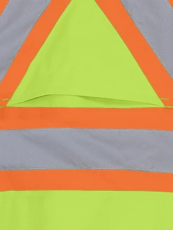 Hi-Vis Work Wear Pioneer The Rock 300D Oxford Polyester Waterproof Safety Long Coat | S-5XL
