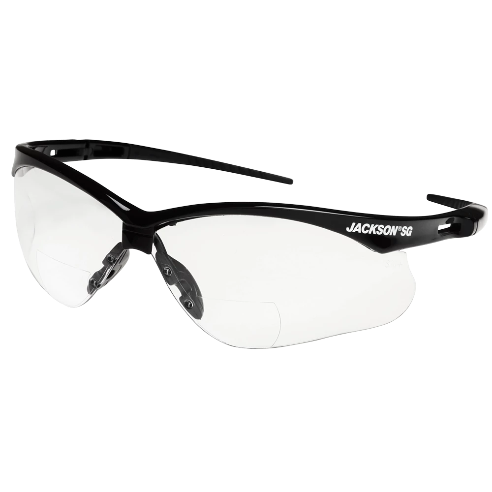 Jackson Safety Personal Protective Equipment Jackson SG Series Premium Safety Glasses - 2.5 Magnification - Clear Lens (Pack Of 12) 3 Jackson Safety Personal Protective Equipment Jackson SG Series Premium Safety Glasses - 2.5 Magnification - Clear Lens (Pack Of 12)