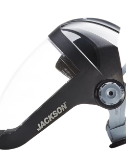 Jackson Safety Personal Protective Equipment Jackson Quad™ 500 Supreme Multi-Purpose Face Shield Kit With 370 Speed Dial™ Ratchet System - Clear Anti-Fog Visor