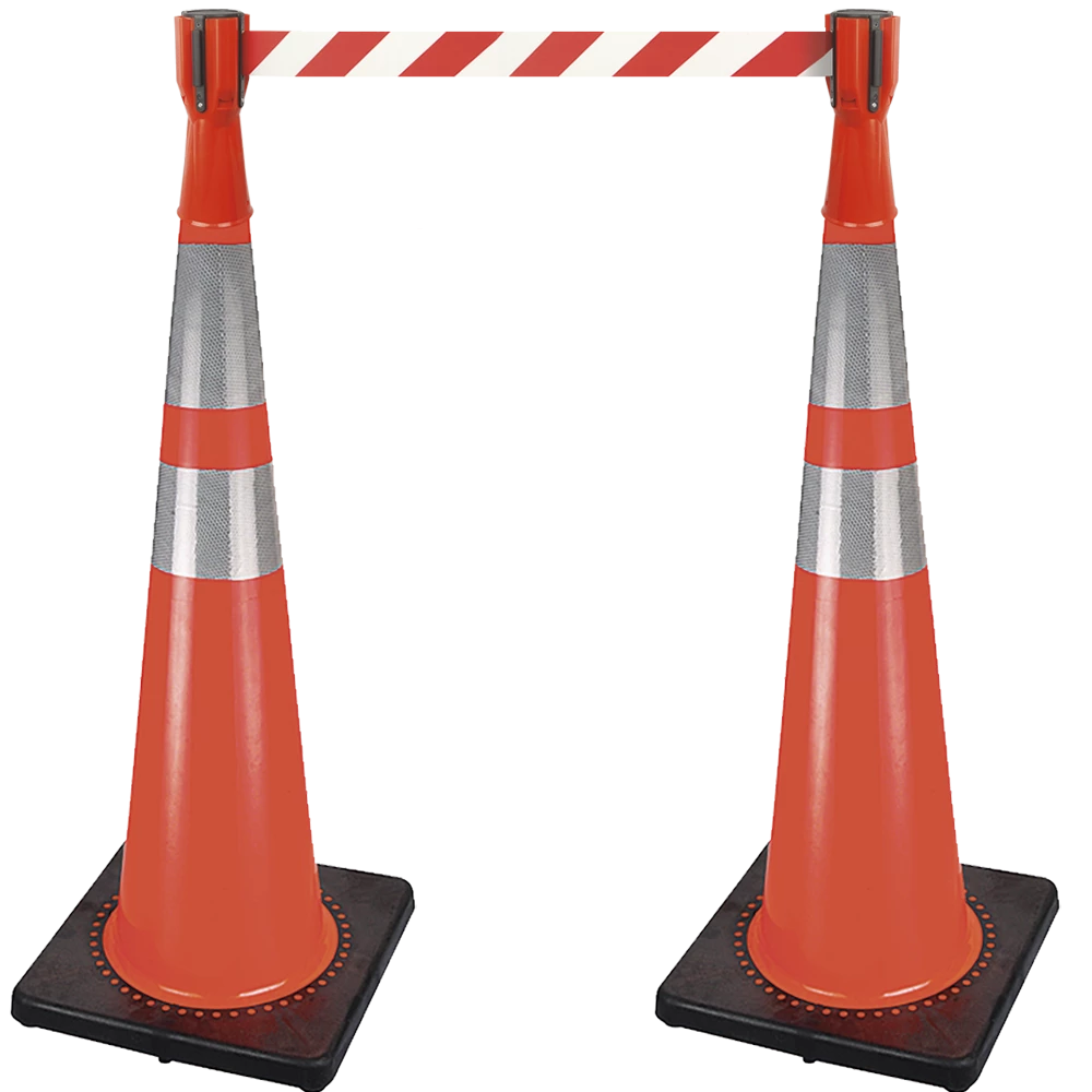 Pioneer Cone Topper With Barricade Tape Safety Supplies 4 Pioneer Cone Topper With Barricade Tape Safety Supplies