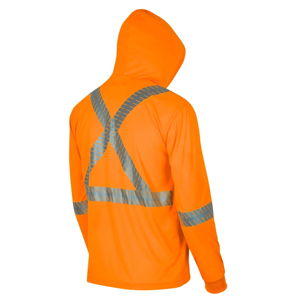 Pioneer Birdseye Safety Hoodie Shirt With Kangaroo Pocket | Sizes S - 4XL Hi-Vis Work Wear 4 Pioneer Birdseye Safety Hoodie Shirt With Kangaroo Pocket | Sizes S - 4XL Hi-Vis Work Wear