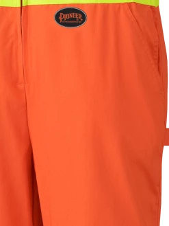 Pioneer Hi Vis Poly/Cotton Safety Overalls W/ Leg Zipper | Sizes 36 - 60 Hi-Vis Work Wear 8 Pioneer Hi Vis Poly/Cotton Safety Overalls W/ Leg Zipper | Sizes 36 - 60 Hi-Vis Work Wear