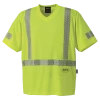 Pioneer Premium CoolPass® Fabric Safety T-Shirt With UPF 50+ UV Protection | Sizes XS - 4XL Hi-Vis Work Wear