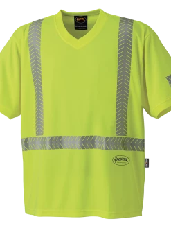 Pioneer Premium CoolPass® Fabric Safety T-Shirt With UPF 50+ UV Protection | Sizes XS - 4XL Hi-Vis Work Wear