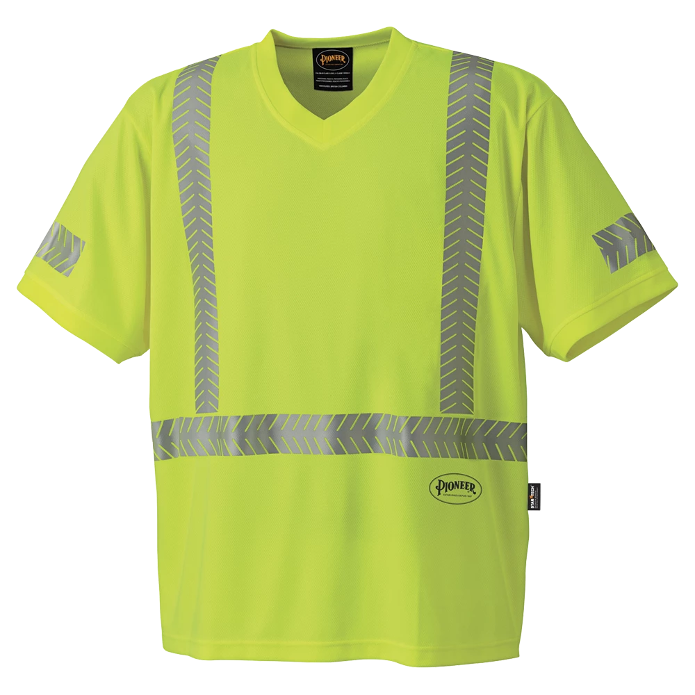 Pioneer Premium CoolPass® Fabric Safety T-Shirt With UPF 50+ UV Protection | Sizes XS - 4XL Hi-Vis Work Wear 3 Pioneer Premium CoolPass® Fabric Safety T-Shirt With UPF 50+ UV Protection | Sizes XS - 4XL Hi-Vis Work Wear