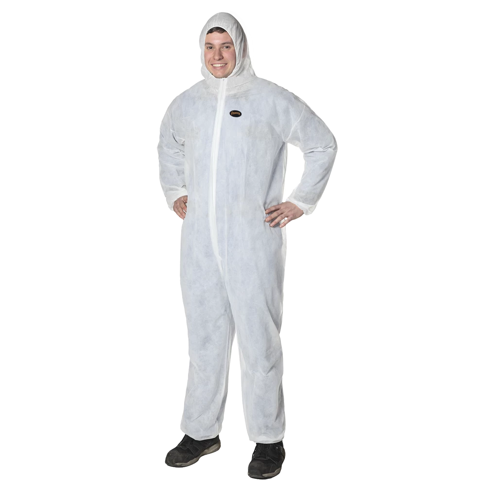Pioneer Disposable Polypropylene Coveralls | Sizes S-5XL | Individually Packed 3 Pioneer Disposable Polypropylene Coveralls | Sizes S-5XL | Individually Packed