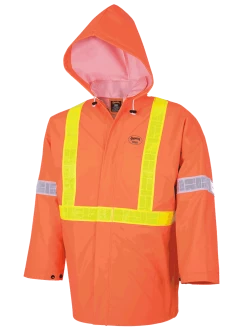 Flame Resistant Work Wear Ranpro Element Flame Resistant 3 Piece Safety Rainsuit | Hi Vis Orange | S To 4XL