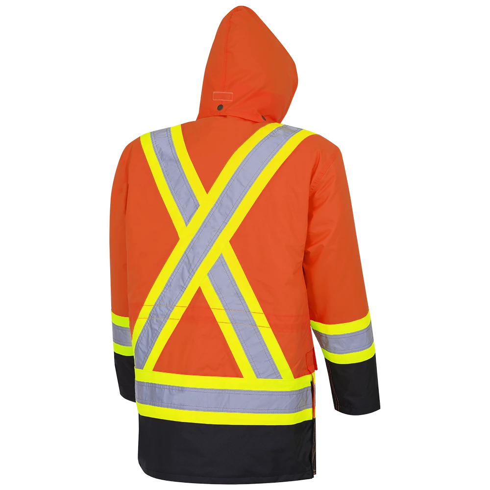 Pioneer Hi-Vis 6-In-1 Winter Work Parka | XS-5XL Hi-Vis Work Wear 7 Pioneer Hi-Vis 6-In-1 Winter Work Parka | XS-5XL Hi-Vis Work Wear