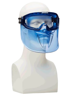 Jackson Safety Jackson GPL550 Prem Safety Glasses W/ Blue Flip Up Chin Guard 11 Jackson Safety Jackson GPL550 Prem Safety Glasses W/ Blue Flip Up Chin Guard