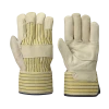 Pioneer Unlined Patch Palm Cowgrain Leather Work Gloves (Inside Elastic) - Pack Of 12 Pairs