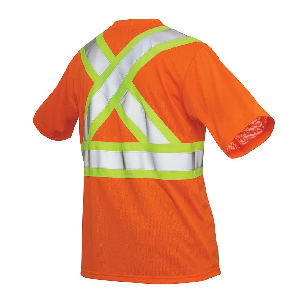 Tough Duck S392 Premium Polyester Micro Mesh Safety T-Shirt With Pocket | XS-7XL Hi-Vis Work Wear 6 Tough Duck S392 Premium Polyester Micro Mesh Safety T-Shirt With Pocket | XS-7XL Hi-Vis Work Wear