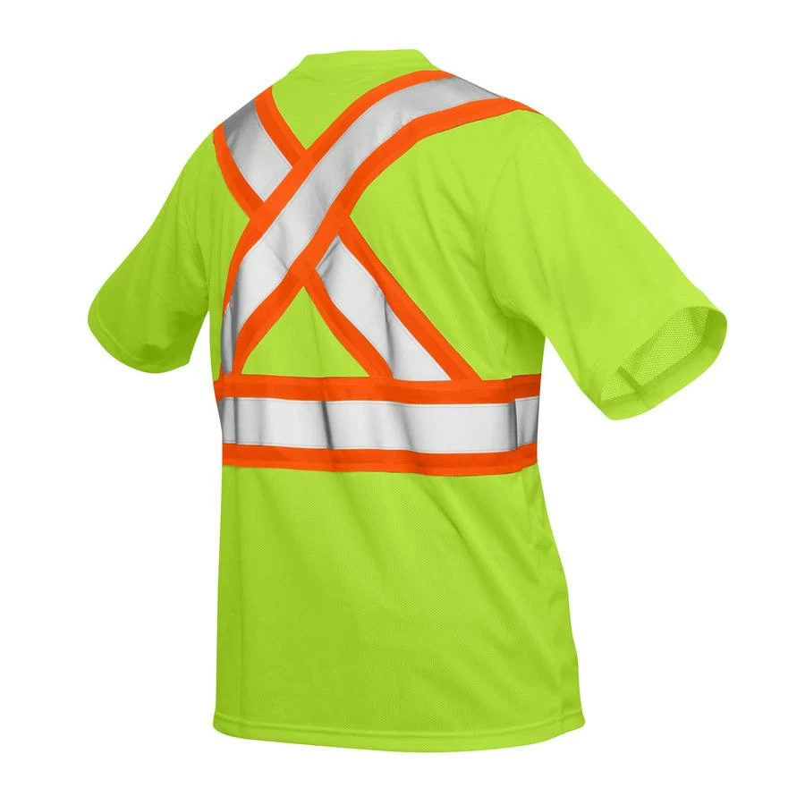 Tough Duck S392 Premium Polyester Micro Mesh Safety T-Shirt With Pocket | XS-7XL Hi-Vis Work Wear 10 Tough Duck S392 Premium Polyester Micro Mesh Safety T-Shirt With Pocket | XS-7XL Hi-Vis Work Wear