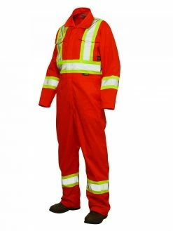 Hi-Vis Work Wear Tough Duck S792 Unlined Hi Vis Poly/Cotton Coveralls | XS-5XL 12 Hi-Vis Work Wear Tough Duck S792 Unlined Hi Vis Poly/Cotton Coveralls | XS-5XL