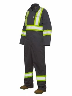 Hi-Vis Work Wear Tough Duck S792 Unlined Hi Vis Poly/Cotton Coveralls | XS-5XL 16 Hi-Vis Work Wear Tough Duck S792 Unlined Hi Vis Poly/Cotton Coveralls | XS-5XL